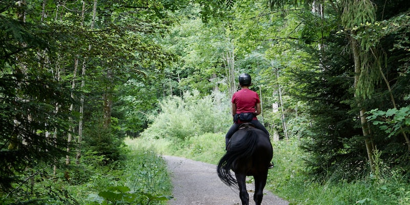 What are the age and weight limits for horseback riding?